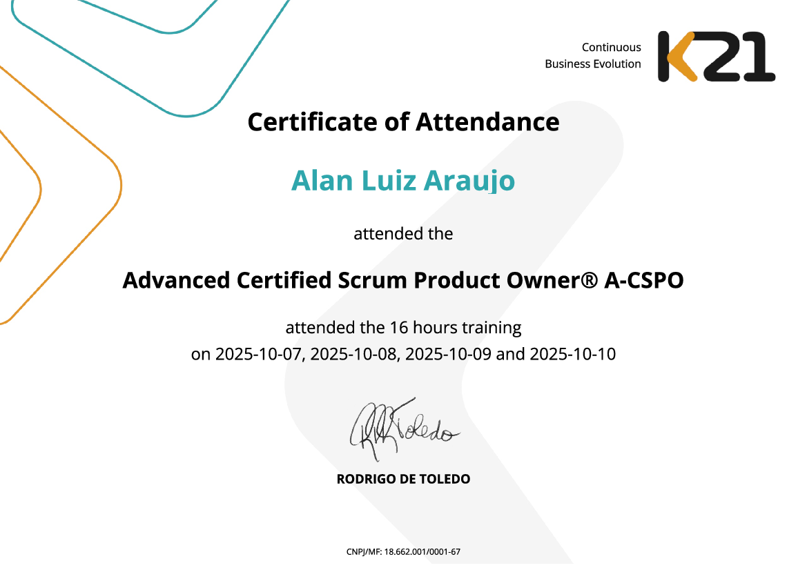 Certificado K21